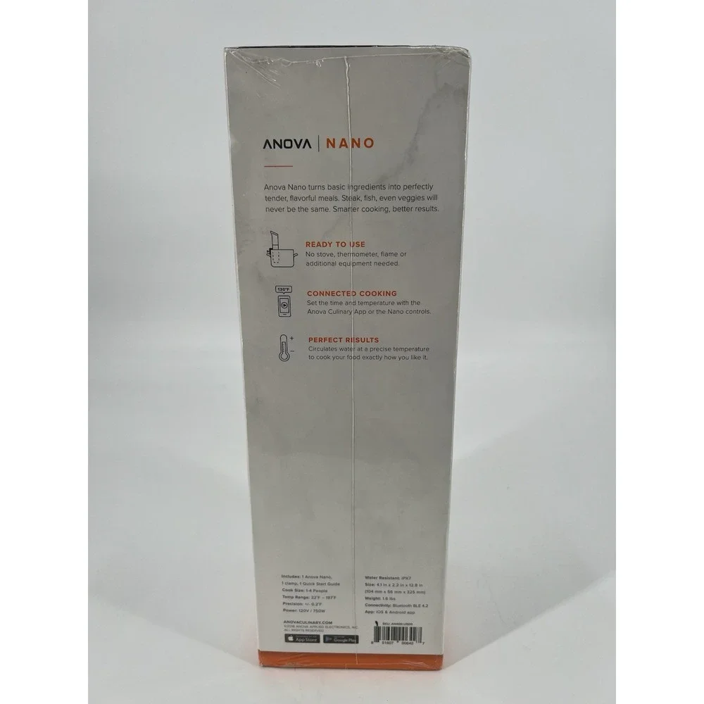 Anova Culinary Nano Sous Vide Bluetooth Precision Cooker